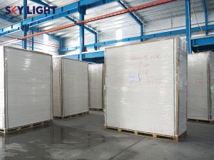 Kho hàng lõi chống cháy MGO tại Sky Light