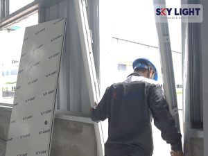 Lắp đặt cửa chống cháy Sky Light