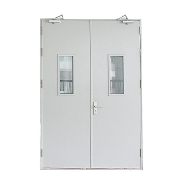 Cửa chống cháy 2 cánh có ô kính Sky Light