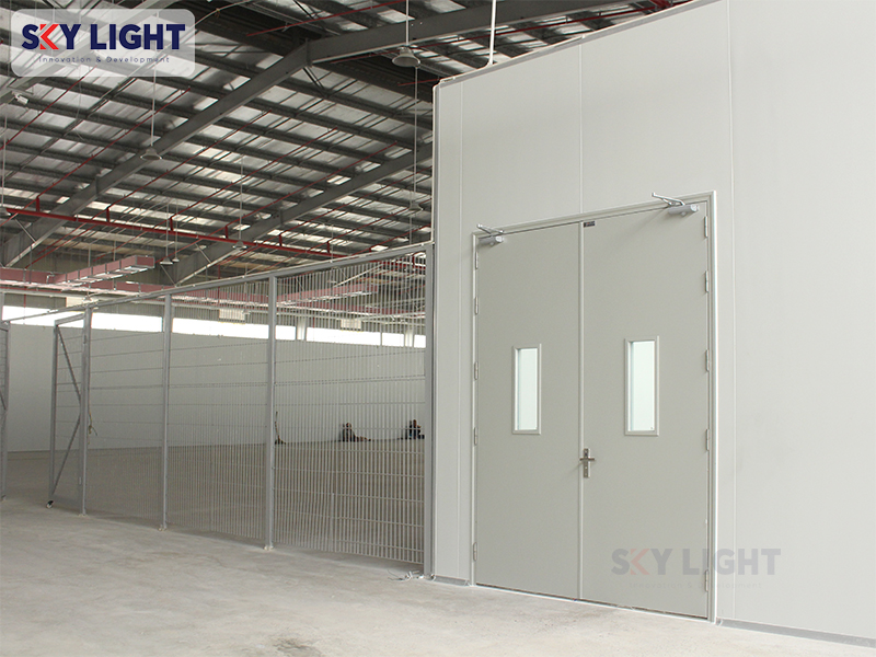 Cấu tạo cửa chống cháy Sky Light