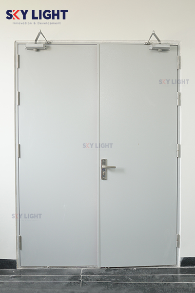Cửa thép chống cháy chung cư 2 cánh