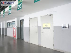 Cửa thép chống cháy 1 cánh cho công trình trường học