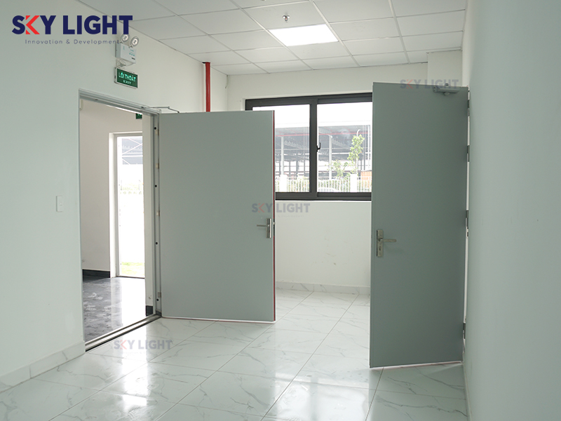 Hướng dẫn vận hành, bảo dưỡng hệ thống cửa chống cháy Sky Light