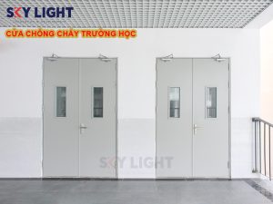 Cửa chống cháy trường học - an toàn bền đẹp