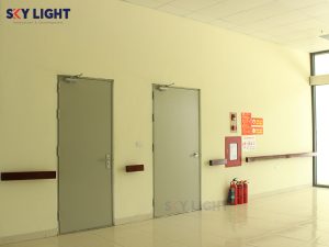 Cửa thép chống cháy sơn tĩnh điện Sky Light