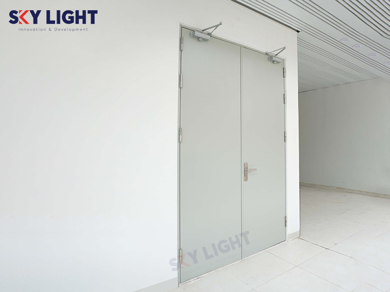 Cửa kính chống cháy chống ồn Sky Light