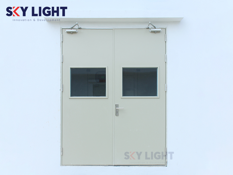 Sky Light sản xuất và cung cấp cửa chống cháy tại Thái Bình