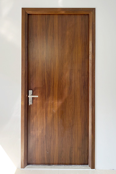 Cửa thép vân gỗ chống cháy