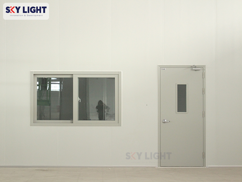 Cửa chống cháy Sky Light uy tín chất lượng tại công trình