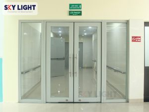 Cửa kính chống cháy 70 phút Sky Light