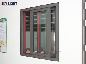 cửa lùa chống cháy sky light