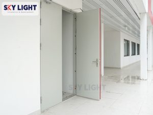 cửa chống cháy sky light phù hợp với nhiều loại công trình