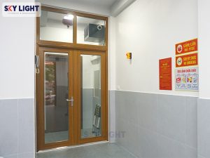 cửa kính chống cháy 60 phút sky light
