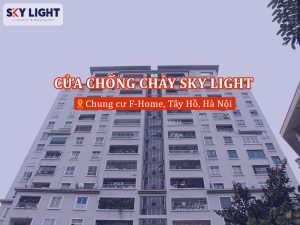 hoàn thiện 30 bộ cửa chống cháy phòng kỹ thuật tại chung cư f-home, tây hồ, hà nội