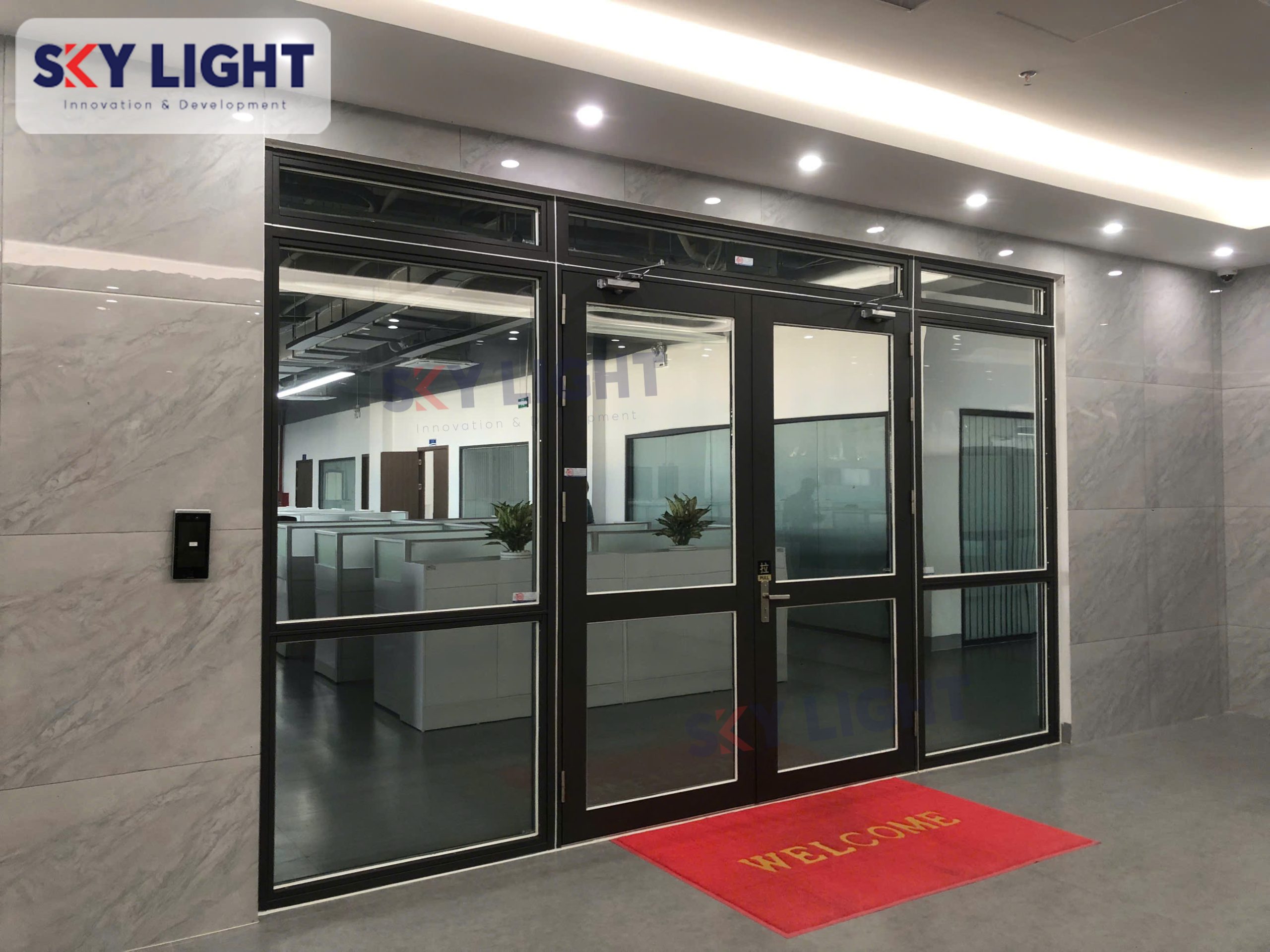 ứng dụng của cửa kính chống cháy sky light - kiến trúc xanh