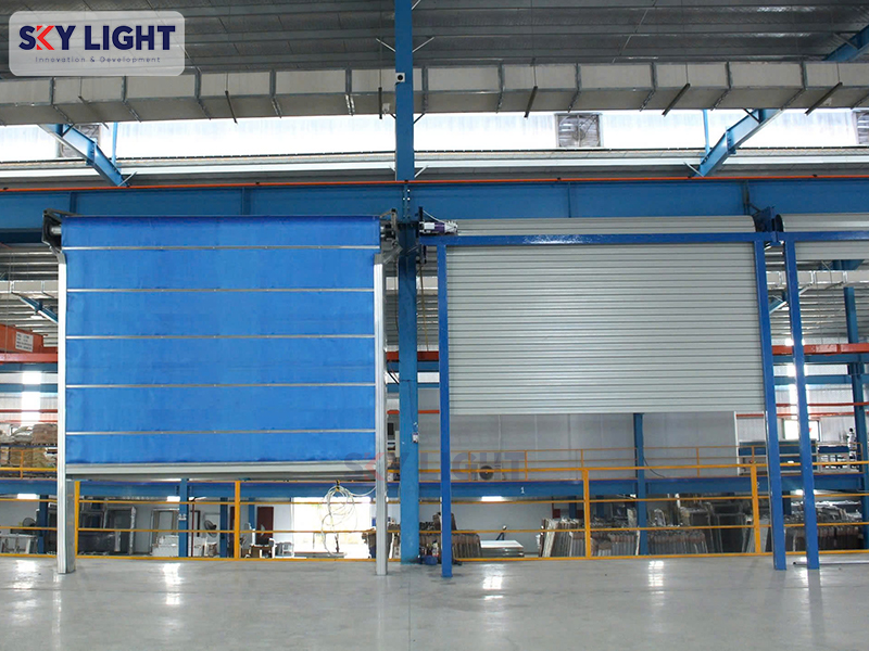 so sánh rèm cuốn và màn cuốn chống cháy