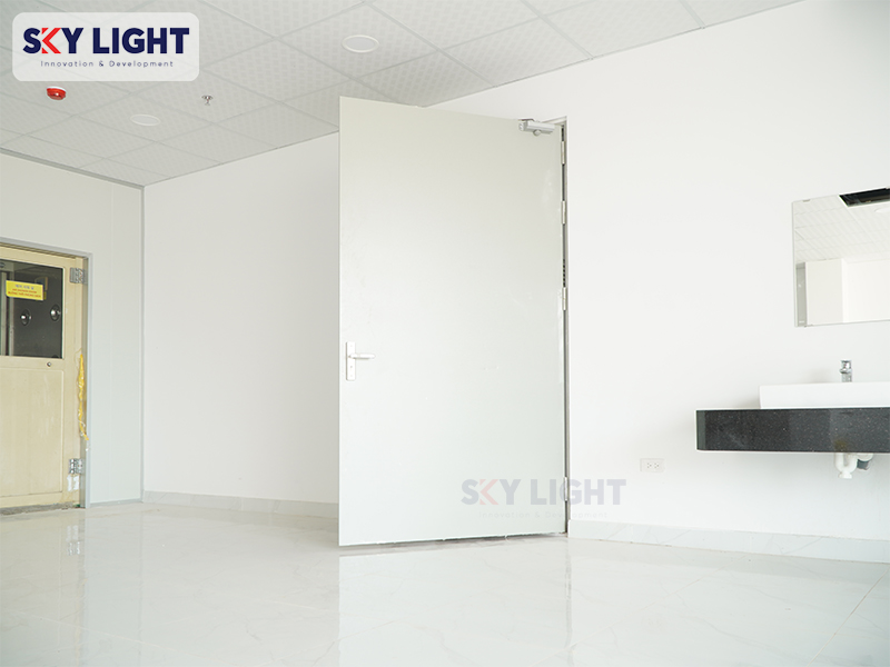 cửa chống cháy nhà xưởng 1 cánh