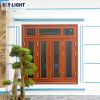 cửa sổ thép vân gỗ có ô kính sky light