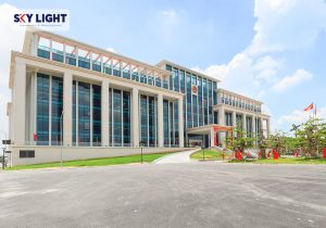 cửa chống cháy sky light tại trung tâm hành chính huyện đông anh