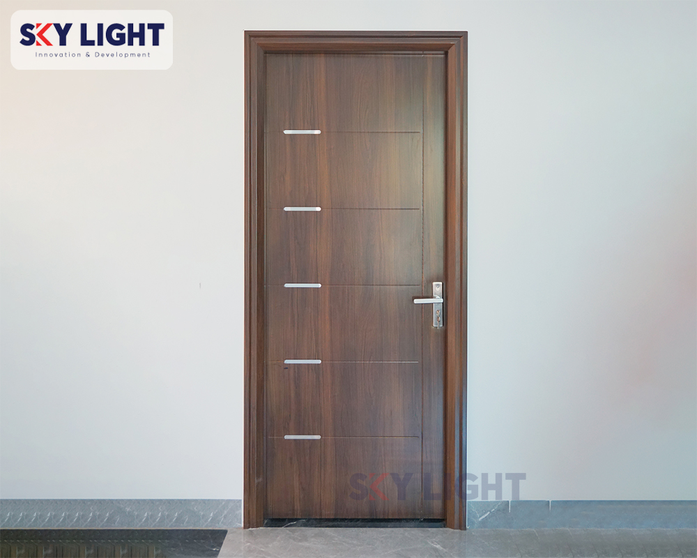 xu hướng sử dụng cửa thép vân gỗ tại các thành phố lớn