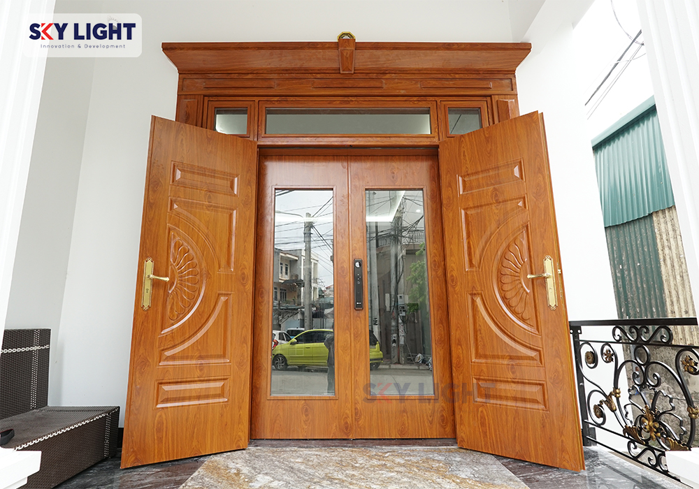 xu hướng sử dụng cửa thép vân gỗ hiện nay