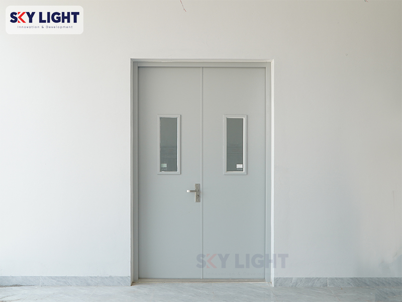 5 mẫu cửa chống cháy sky light 2025