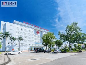 cửa chống cháy sky light tại viện quân y hải quân hải phòng
