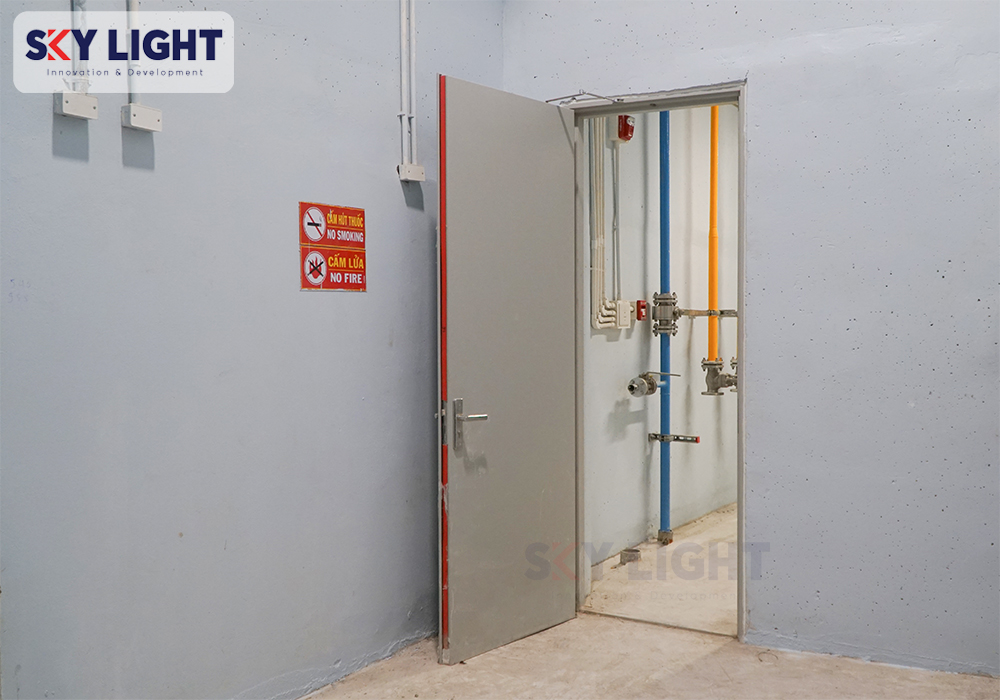 cửa chống cháy sky light lại dự án thủy điện hòa bình mở rộng