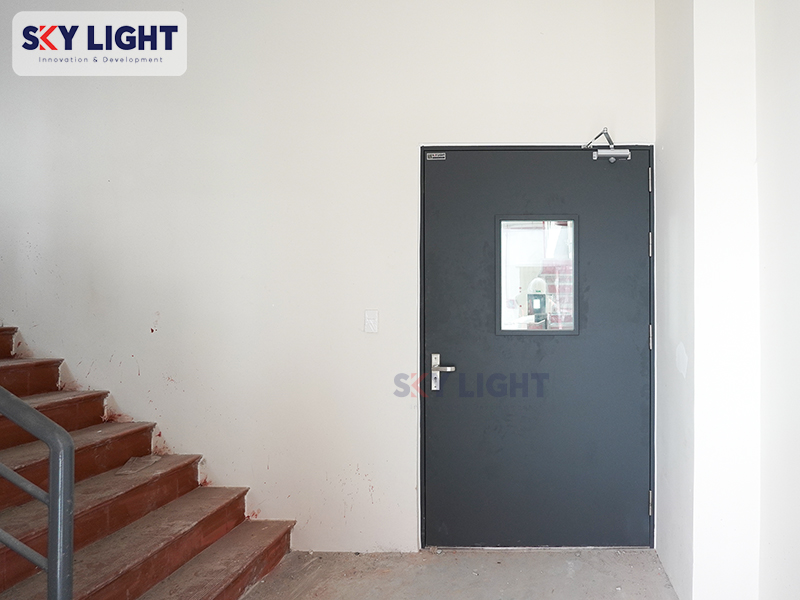 cửa chống cháy sky light tại nhà máy sản xuất home decor caixing bình dương