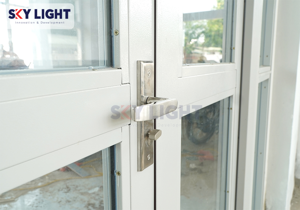 khóa tay gạt cửa kính ngăn cháy ei