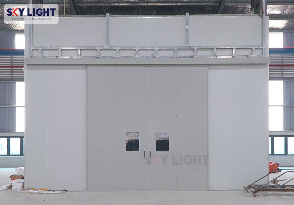 cửa treo chống cháy ei60 sky light