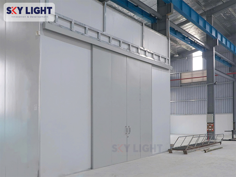 cửa treo chống cháy sky light