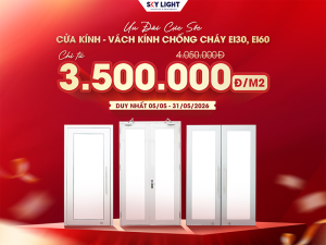 ưu đãi tháng 5 tại sky light