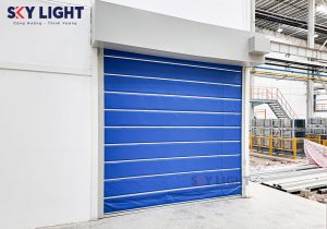 màu cuốn chống cháy ei sky light tại công trình global xingfa việt nam
